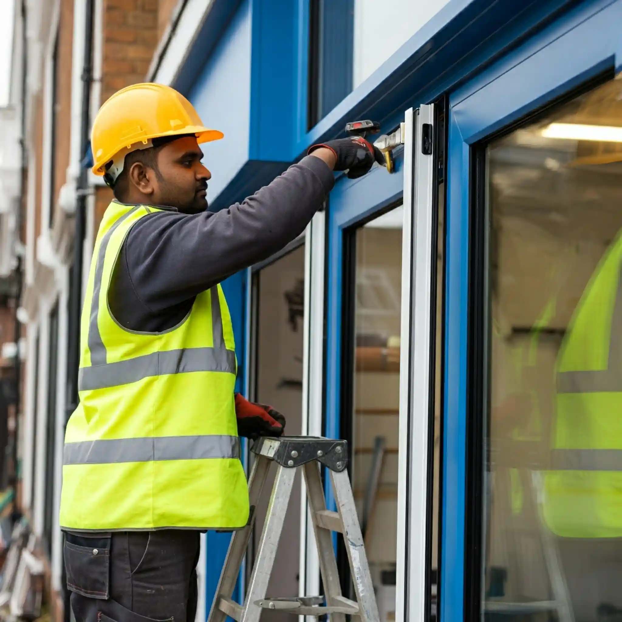 Emergency glass door repair service